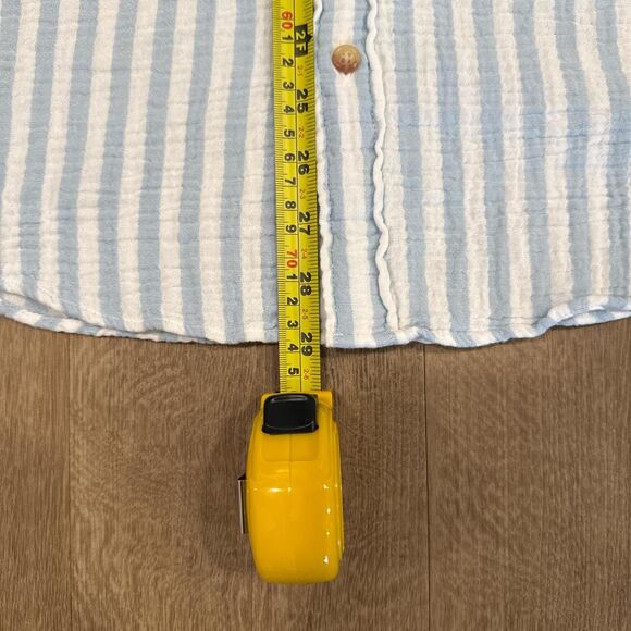 J.Crew seersucker striped short sleeve button-up Size S - Picture 4 of 6